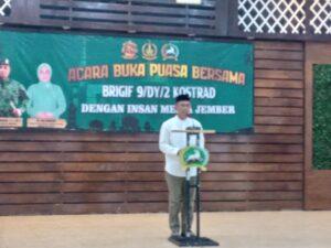 Brigif 9/DY/2 Kostrad Santuni Anak Yatim dan Buka Puasa Bersama Insan Pers